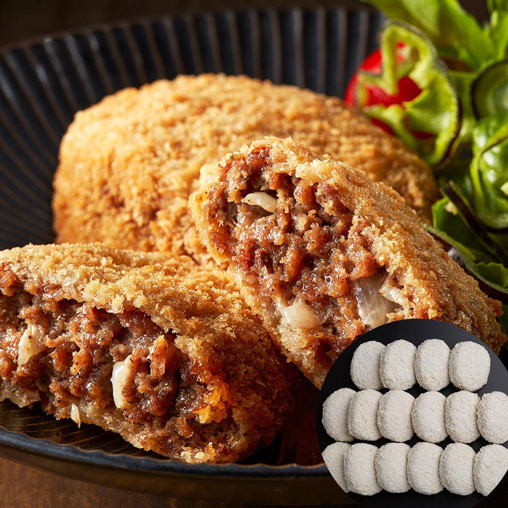 「洋食Revo」　(16個)　大阪　黒毛和牛メンチカツ　特産品・食品のネット卸・仕入れはシイレル