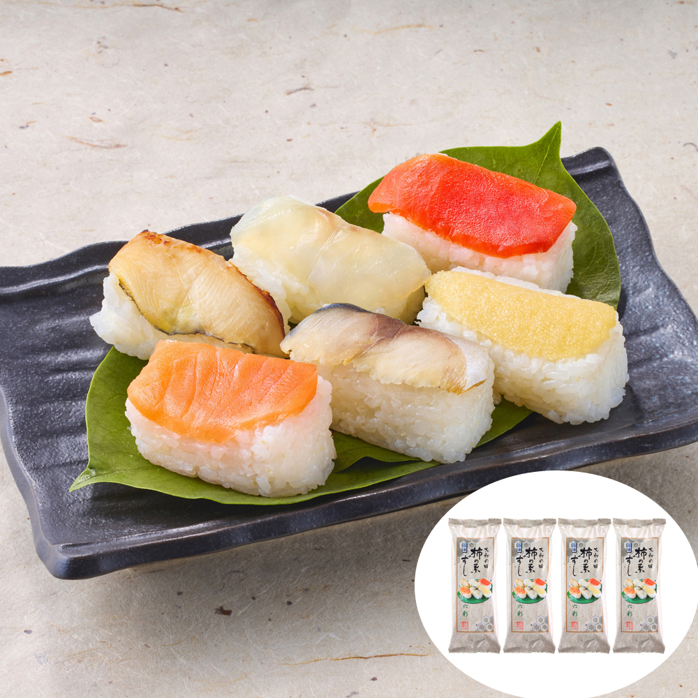 柿の葉寿司 六彩4個セット - 特産品・食品のネット卸・仕入れはシイレル