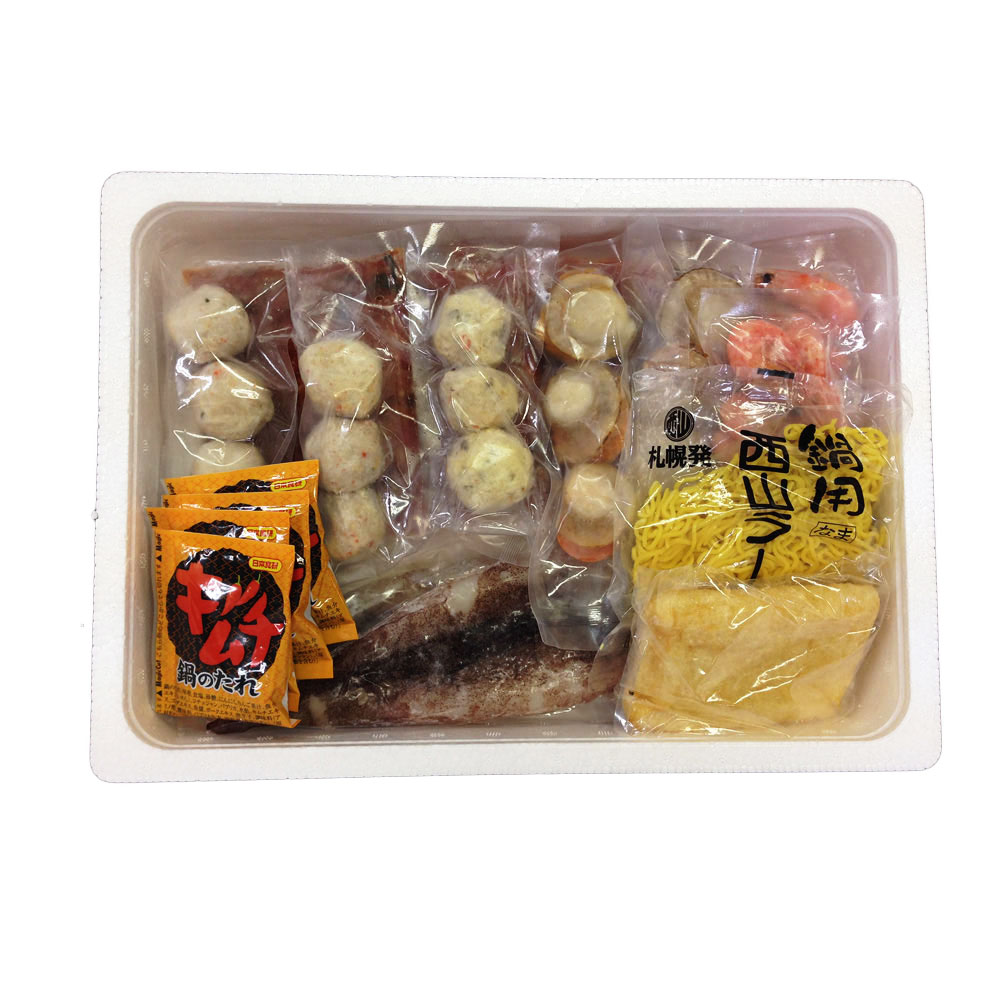 Cセット　北海道　(白菜キムチ400g、各種具材)　海鮮キムチ鍋　特産品・食品のネット卸・仕入れはシイレル