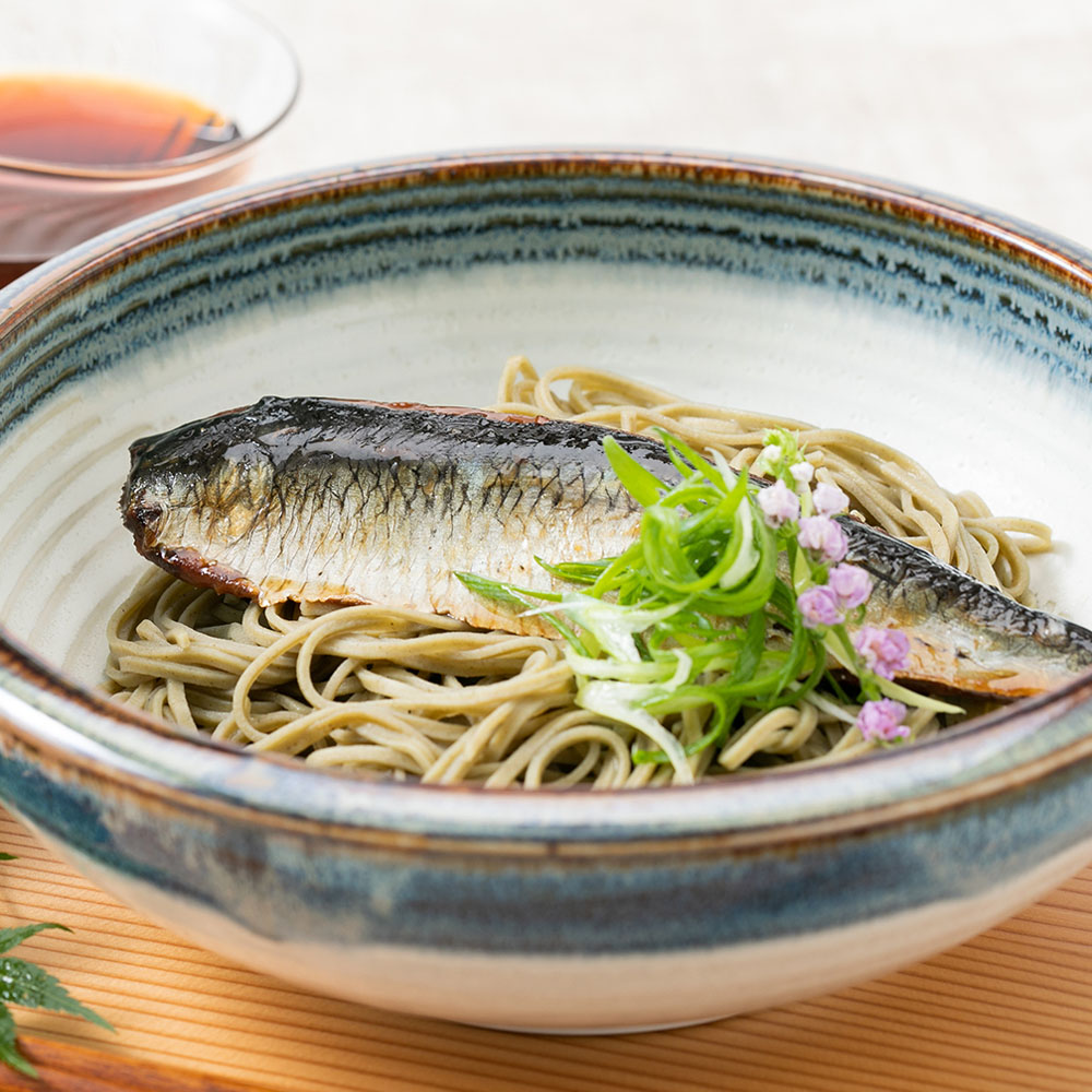 京都・伏見　特産品・食品のネット卸・仕入れはシイレル　「魚三楼」　夏の冷やしにしんそばセット