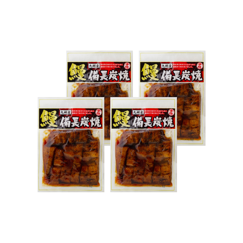 九州産鰻 備長炭焼き 刻みうなぎ 100g×4 - 特産品・食品のネット卸