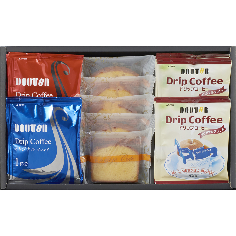 【倉入れ】 ドトールコーヒー・オレンジケーキギフトセット 計21個 (ケース入数：20,ロット：3) - 特産品・食品のネット卸・仕入れはシイレル