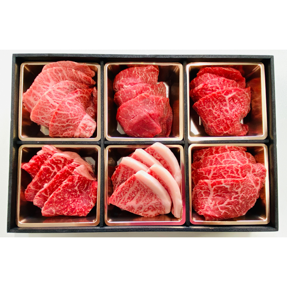 松阪牛・神戸牛 玉手箱（6種希少部位食べ比べ） - 特産品・食品の
