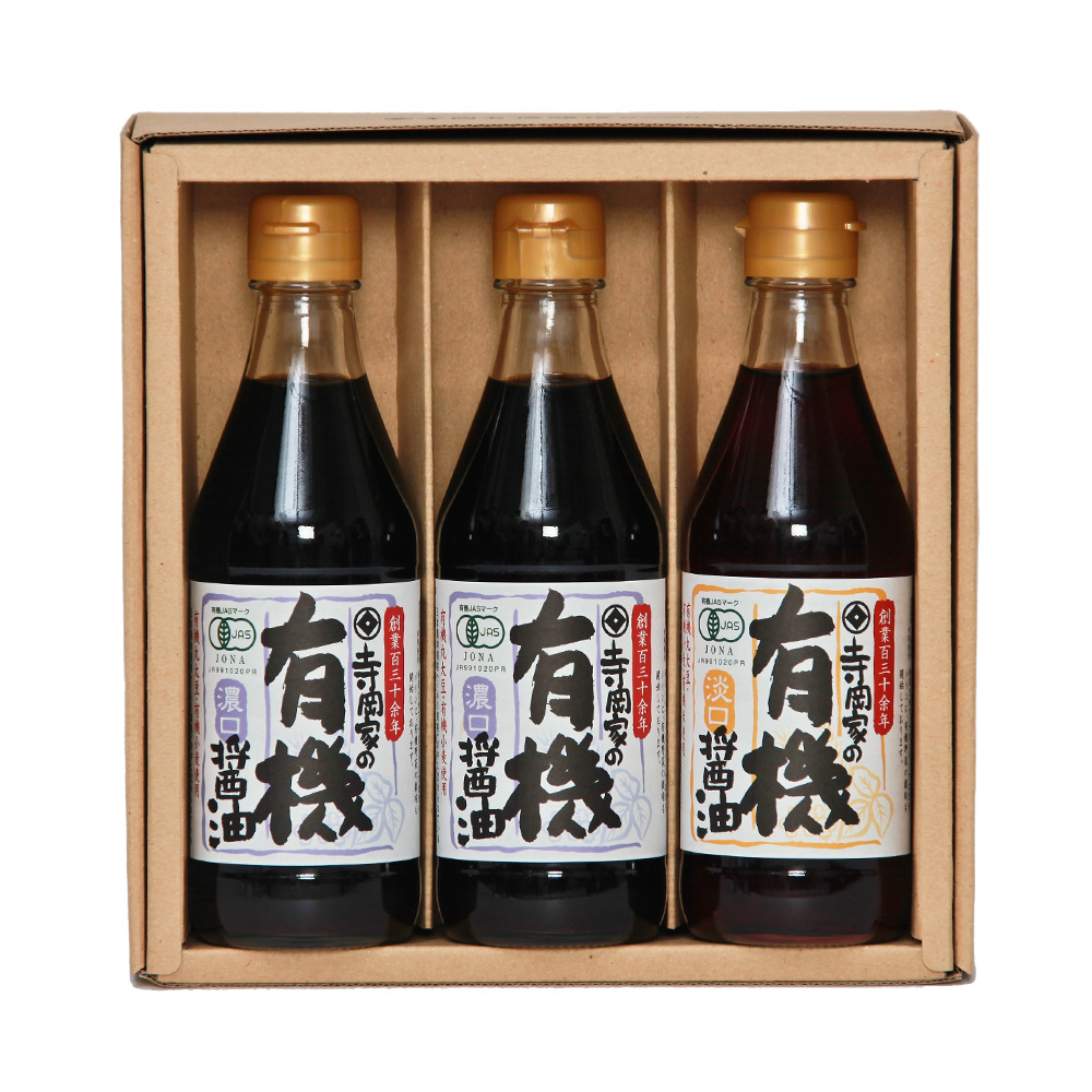 しょうゆ 醤油 だし 広島 「寺岡有機醸造」 寺岡家の有機醤油詰合せ