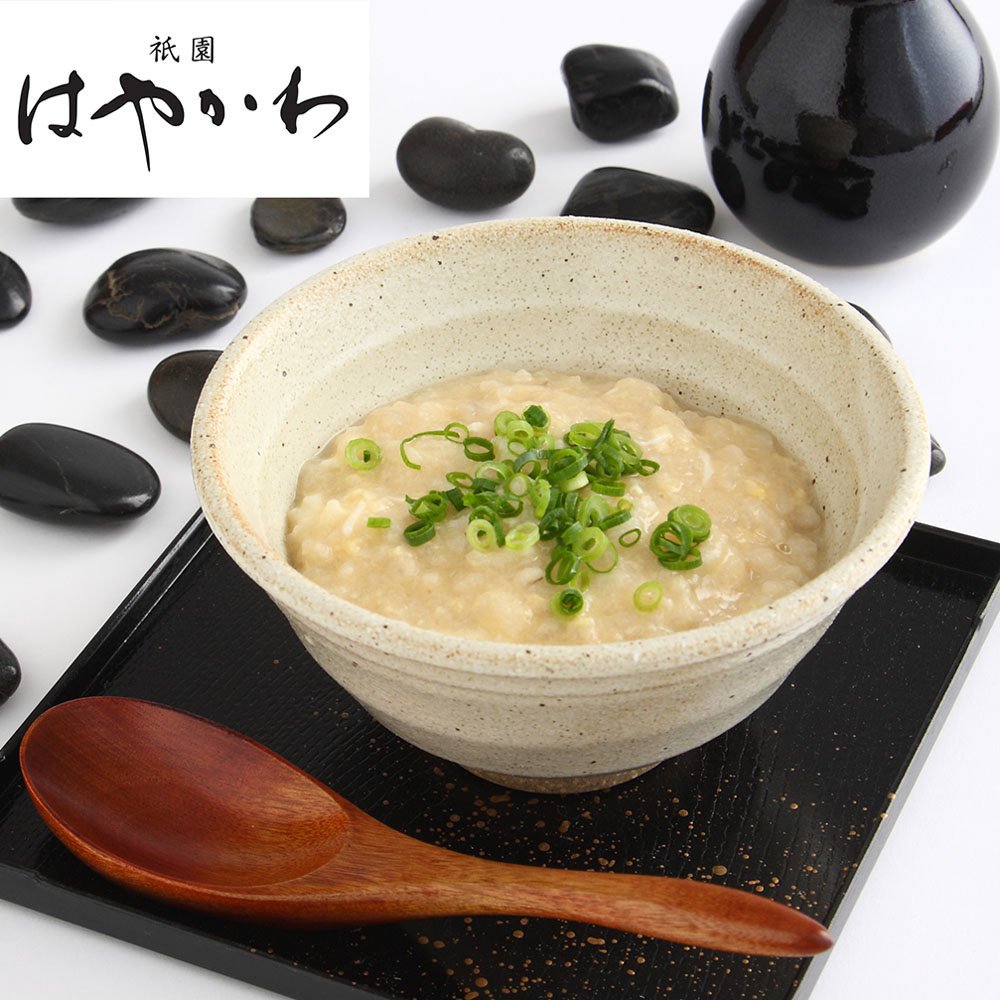 京都　特産品・食品のネット卸・仕入れはシイレル　「祇園はやかわ」　麦とろぞうすいセット