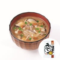 【倉入れ】 「しあわせいっぱい」 日本の採れたてきのこのおみそ汁 (ケース入数：100,ロット：2)