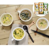 【倉入れ】 フリーズドライたまごスープ＆スープ春雨ギフト (ケース入数：24,ロット：1)