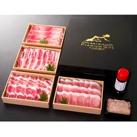 鹿児島黒豚豪華四段重しゃぶしゃぶセット