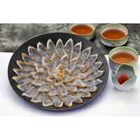 福岡 「ふく太郎本部」 山口県萩産活〆 まふく炙り刺身