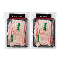 鹿児島県産黒豚使用 バラ肉しゃぶしゃぶ用スライス D