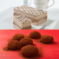 岐阜 「新杵堂」 チョコふわふわと餅ショコラのセット