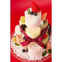 岐阜 「新杵堂」 ロールケーキタワー