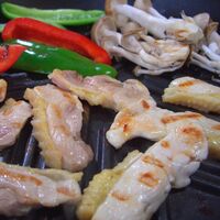 福島 川俣シャモ焼肉