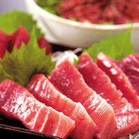 静岡 天然南まぐろ赤身中とろ刺身