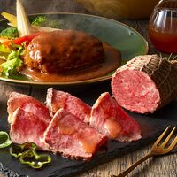 大阪　「洋食Ｒevo」 黒毛和牛コンビセット