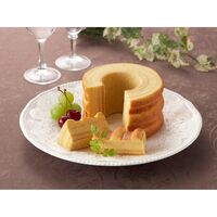 【倉入れ】 田崎真也監修 プレミアムバウムクーヘン (ケース入数：10,ロット：5)