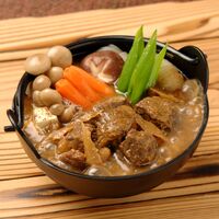 【倉入れ】 神奈川「 しいの食品」 牛すじ味噌煮込 (ケース入数：20,ロット：2)