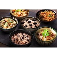 【倉入れ】 「大久」おこわ3種Aセット(赤飯・山菜・黒豆) (ケース入数：6,ロット：3)