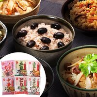 【倉入れ】 「大久」おこわバラエティAセット(赤飯・五目・山菜・中華・とり・黒豆) (ケース入数：4,ロット：3)