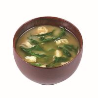 【倉入れ】 「しあわせいっぱい」 緑が広がるほうれん草のおみそ汁 (ケース入数：100,ロット：2)