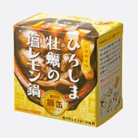 【倉入れ】 広島　ひろしま　牡蠣の塩レモン鍋缶 (ケース入数：24,ロット：2)