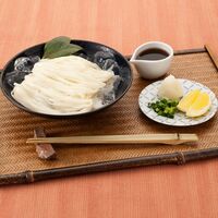 【倉入れ】 手延べのどごしうどん　「つる美」 (ケース入数：10,ロット：5)