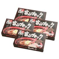 富山ブラックラーメン 「麺家いろは」 醤油味 乾麺8食