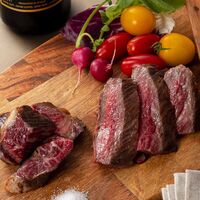 岡山 発酵熟成肉 黒毛和牛とUSビーフ食べ比べセット 和牛カタロース300g（150g×2）・牛カタロース300g（150g×2）