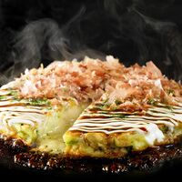 千房チーズねぎ焼／送料無料　お好み焼　冷凍