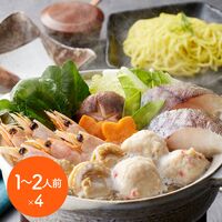 個食用 海鮮ちゃんこ鍋セット 1～2人前×4