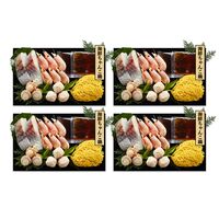 個食用 海鮮ちゃんこ鍋セット 1～2人前×4