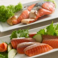 福井 丸和 サーモンと紅鮭の詰合せ