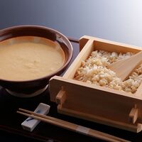 東京 昭和四年創業 「浅草むぎとろ」 味付とろろ・むぎごはんセット
