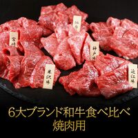 【お中元】「山晃食品」 6大ブランド和牛食べ比べ 焼肉用《お届け期間：6月17日～8月10日》