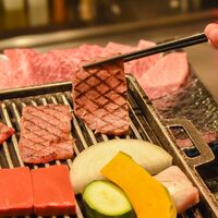 滋賀 「松喜屋」 近江牛あみ焼肉 モモ・バラ600g