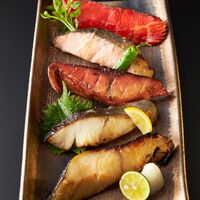 静岡 「焼津いまる井川商店」 漬け魚4種セット （本鰆×2、銀だら×1、カジキ×1、まぐろ×1、まぐろハラモ×1）