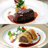 「ホテルオークラ」 神戸牛ハンバーグ＆ビーフパイセット 各2食