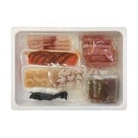 海鮮しゃぶしゃぶセット （生ずわいがに200g、たこ100g、生甘海老×10本、生帆立貝柱100g、サーモン100g、昆布、たれ）