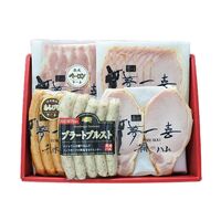 大阪 「夢一喜」 熟成ハム・ウインナー詰合せ 5種