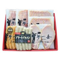 大阪 「夢一喜」 熟成ハム・ウインナー詰合せ 6種