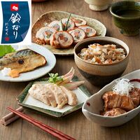 東京 新宿荒木町 日本料理 「鈴なり」 本格惣菜セット （鶏五目、豚の角煮、鶏の八幡巻、鶏の西京焼、さばの西京焼）