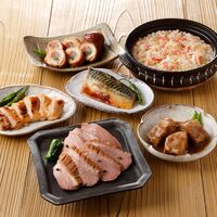 東京 新宿荒木町 日本料理 「鈴なり」 本格惣菜セット （ロース煮、炊込みごはんの素、豚の角煮、鶏の八幡巻、西京焼2種）