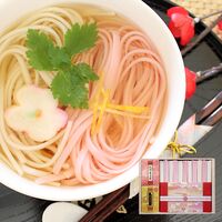 優雅 ～紅白うどんの詰合せ～ （讃岐うどん6束、梅うどん5束、純金茶、紀州南高梅）