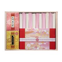 優雅 ～紅白うどんの詰合せ～ （讃岐うどん6束、梅うどん5束、純金茶、紀州南高梅）