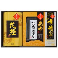 和匠選 味わいギフト （出汁昆布、かつお節、有明のり、かにふりかけ）