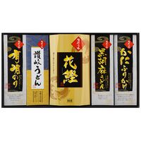 和匠選 味わいギフト （讃岐うどん×3束、かつお節、黒胡麻うどん×3束、かにふりかけ、有明のり×2）
