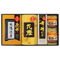 和匠選 味わいギフト （出汁昆布、かつお節、有明のり、焼鮭ほぐし×2）