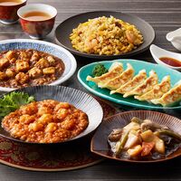 東京 「赤坂四川飯店」監修 本格中華5種セット （乾焼蝦仁、麻婆豆腐、餃子、五目炒飯、八宝菜）