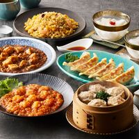 東京 「赤坂四川飯店」監修 本格中華6種セット （乾焼蝦仁、麻婆豆腐、餃子、炒飯、焼売、杏仁豆腐）