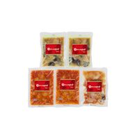 東京 「赤坂四川飯店」監修 人気3種セット （乾焼蝦仁、八宝菜、酢豚）